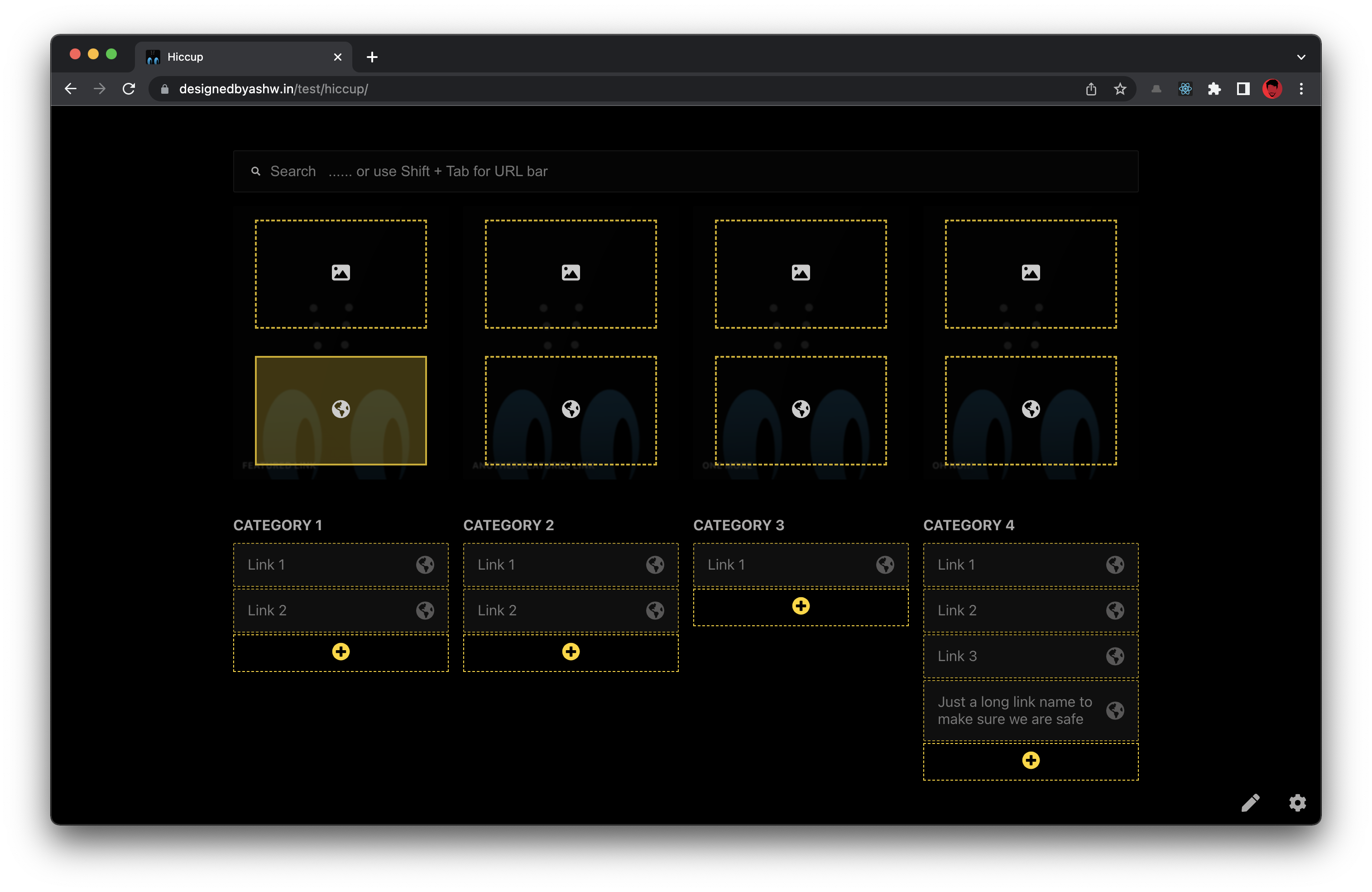 Drag & drop config file