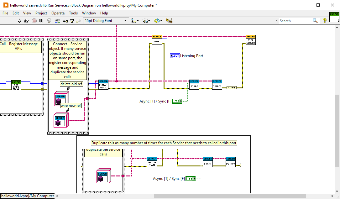 Delete old and wire new lvclass reference