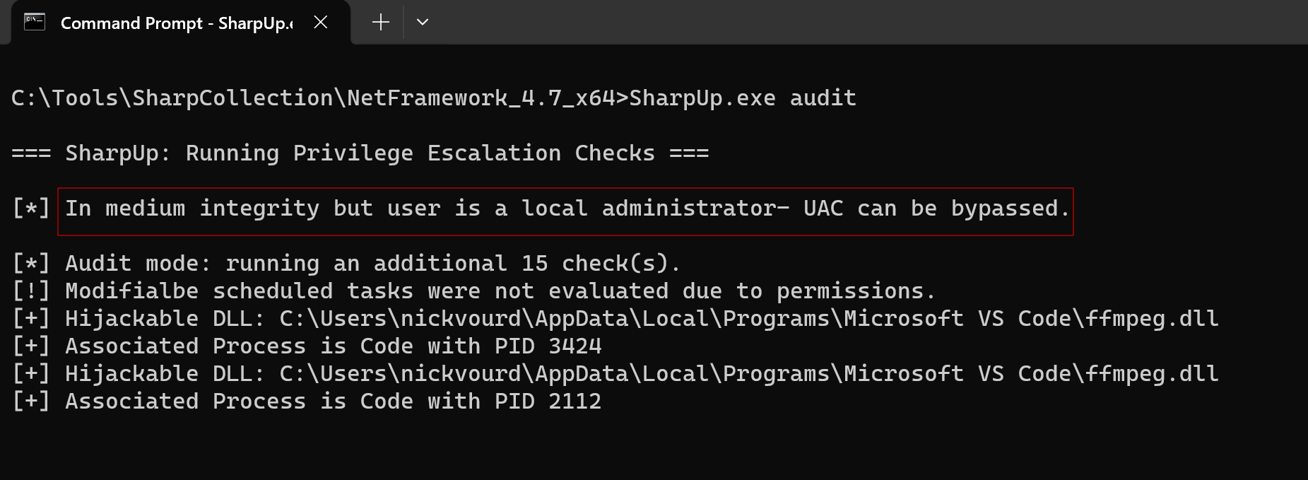 UAC-Tool-Enumeration