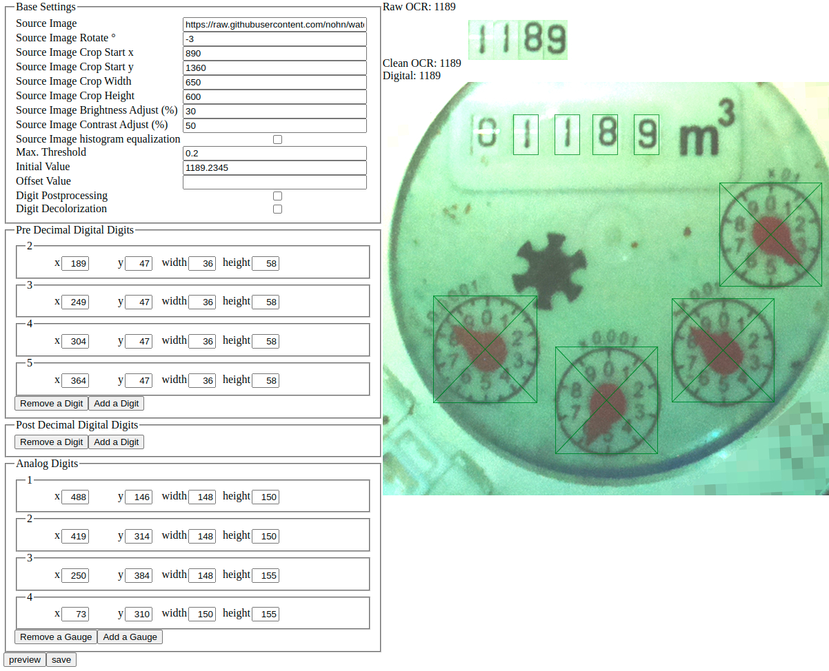 Configuration GUI Screenshot