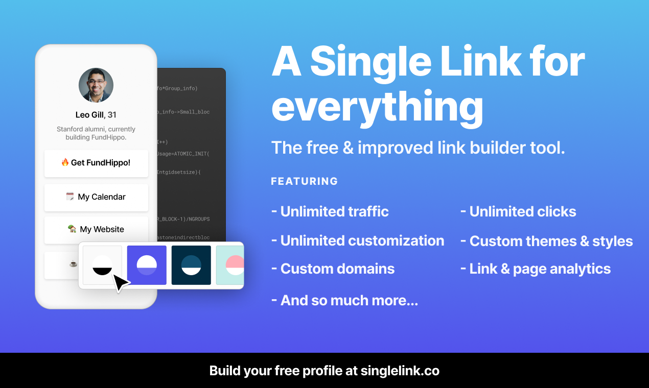 Singlelink promotional graphic