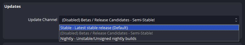 Settings Example