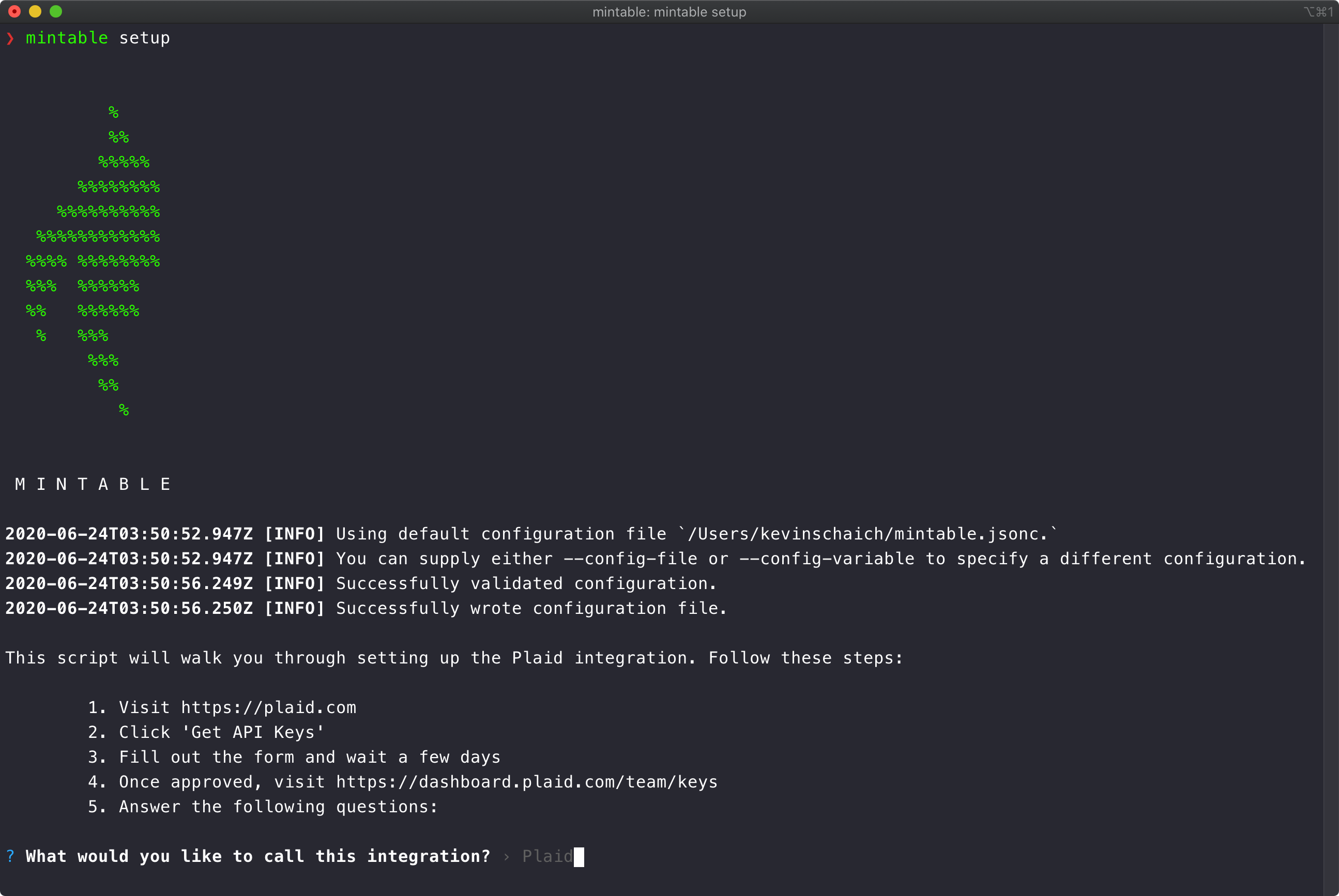 Mintable CLI