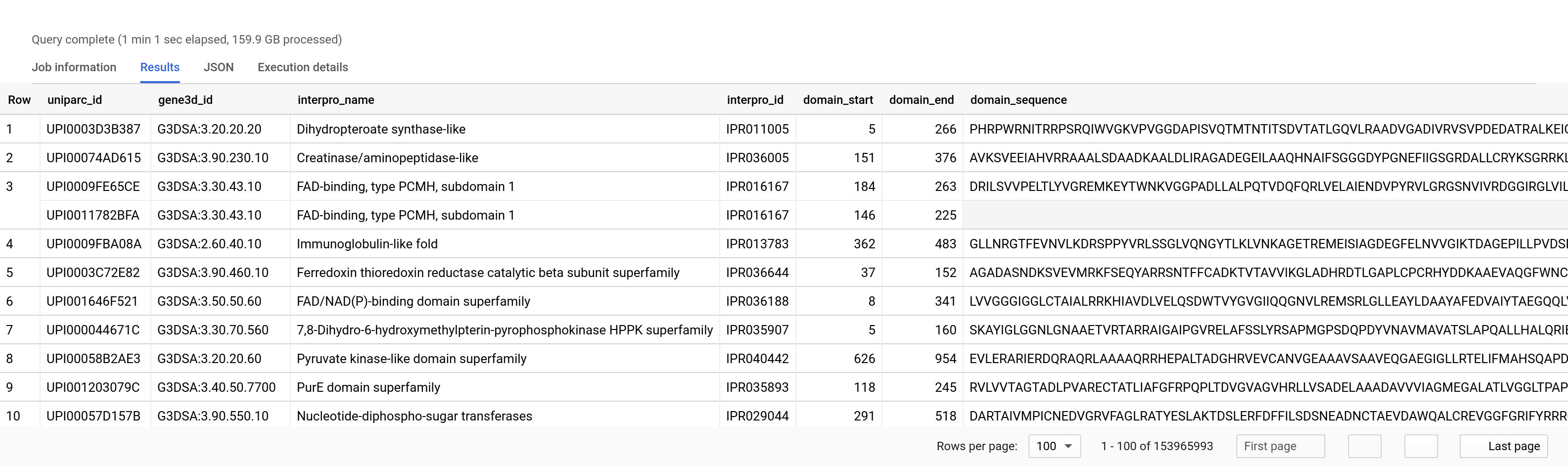 query-result