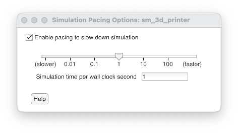 simulation pace