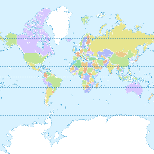 Sample image of world from mbgl-render command