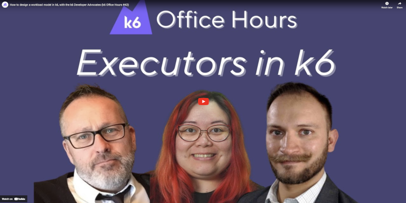 k6 Office Hours