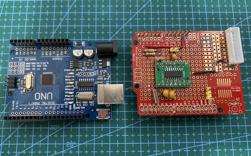 RDA5807FP on Arduino Uno Adapter 01