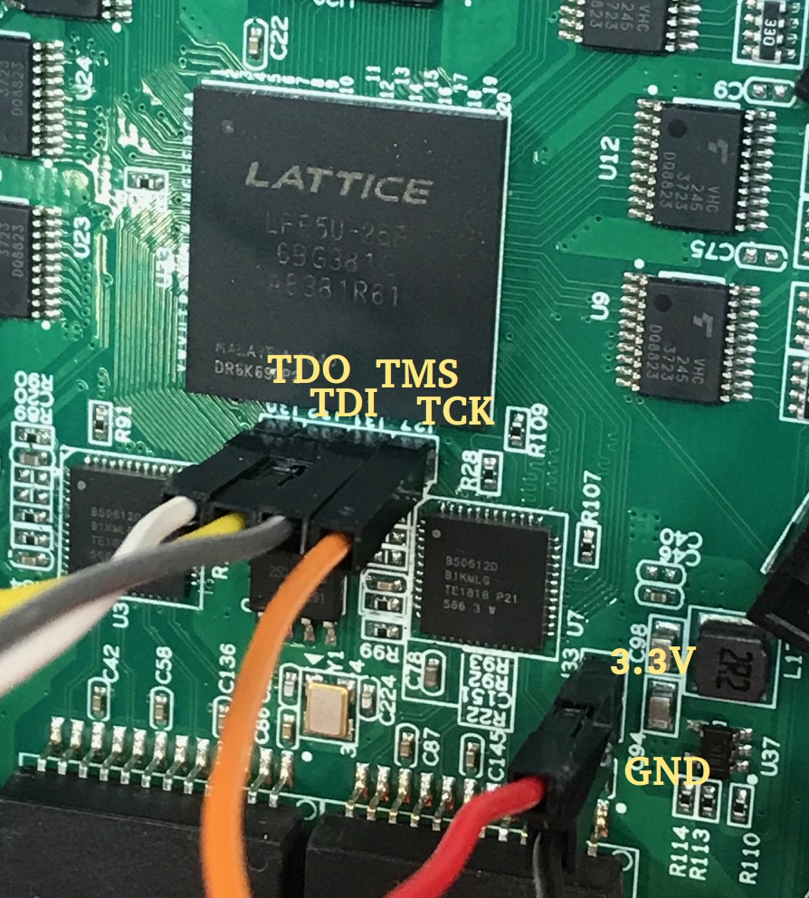 JTAG connection