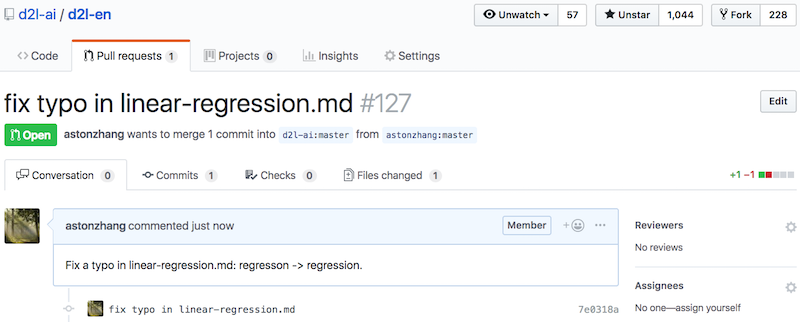 The pull request has been submitted.