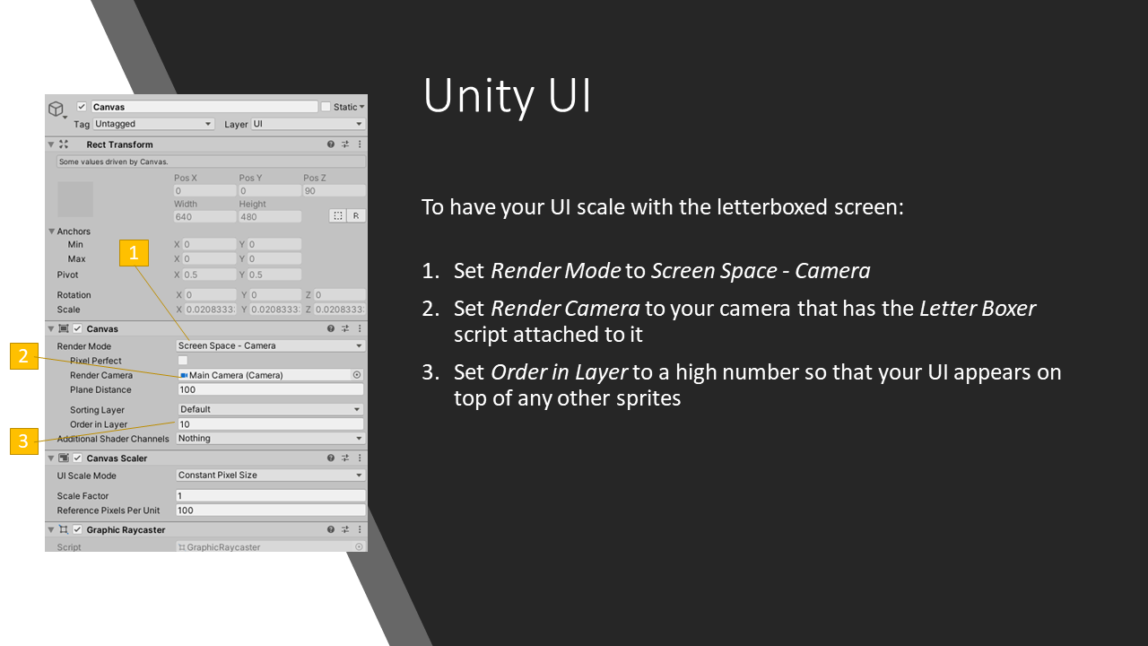 Works with Unity UI