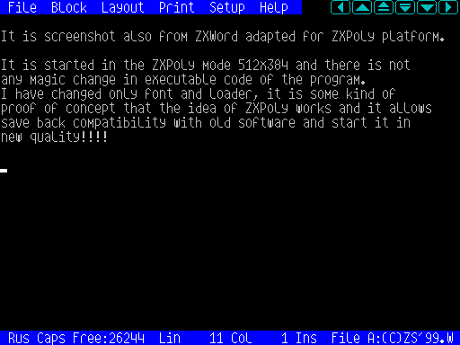 ZXPoly512x384 screenshot