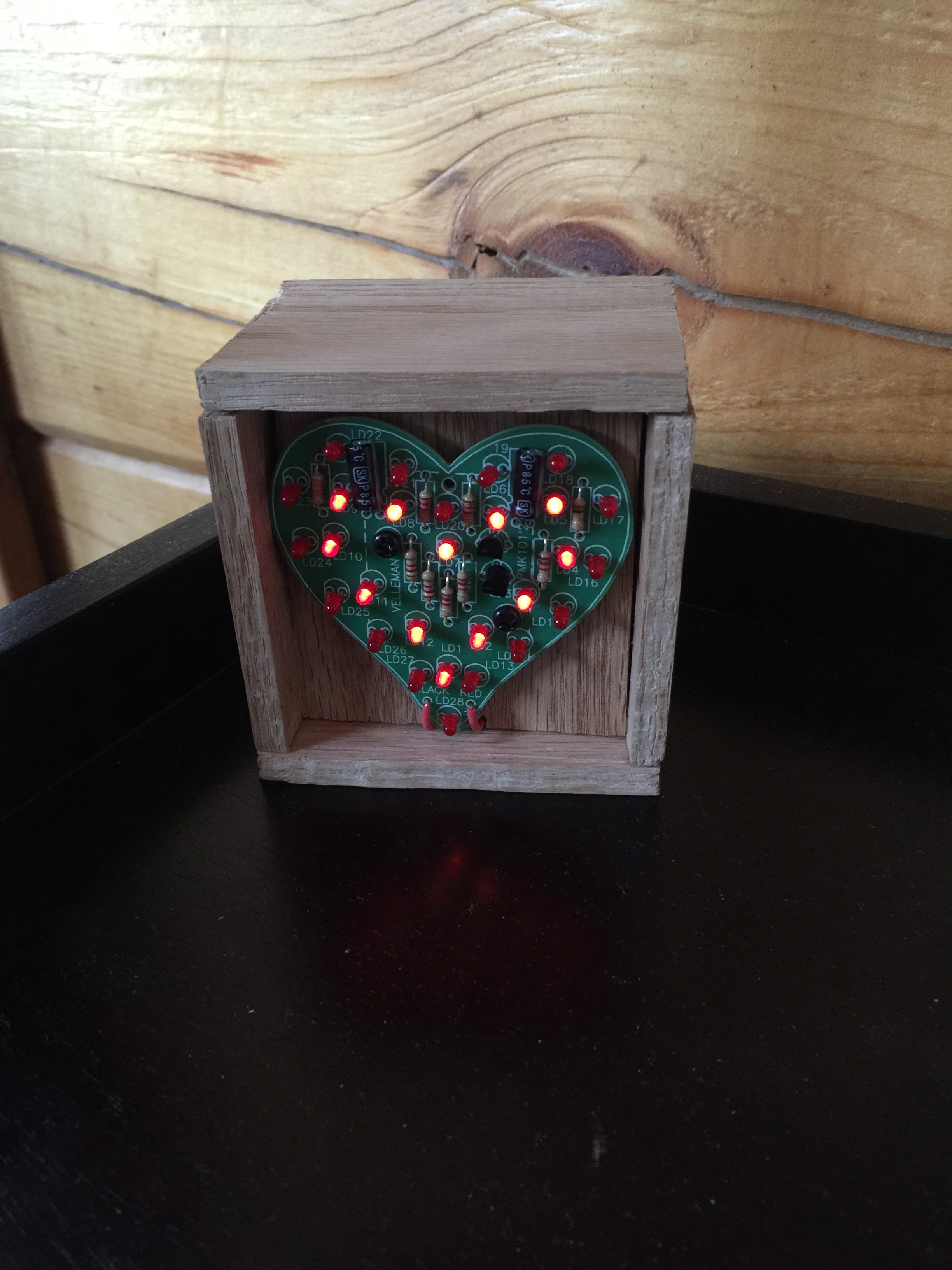 blinking heart box