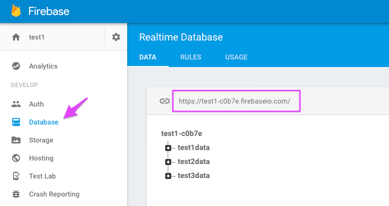 Database view