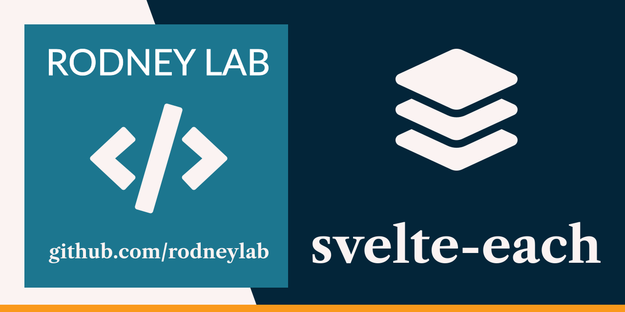 Rodney Lab sveltekit-iconify Github banner