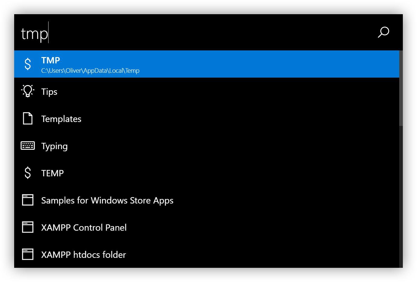 Feature environment variables