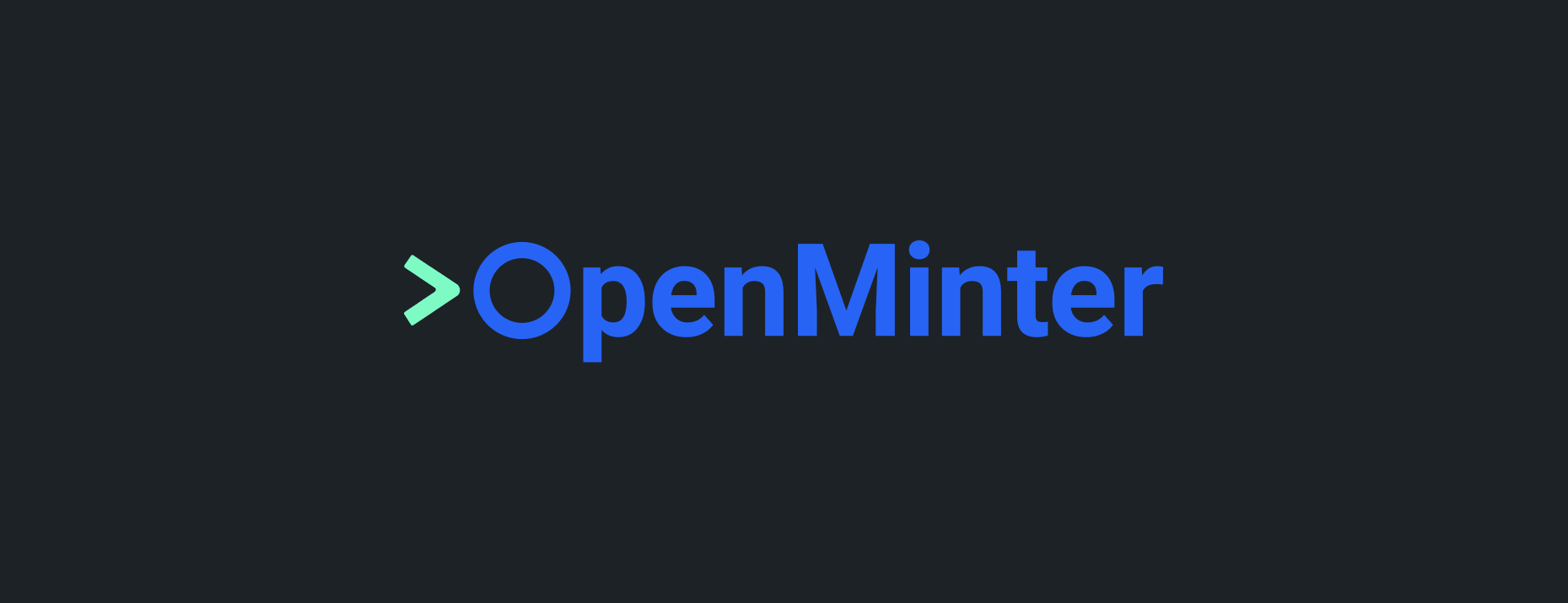 OpenMinter header