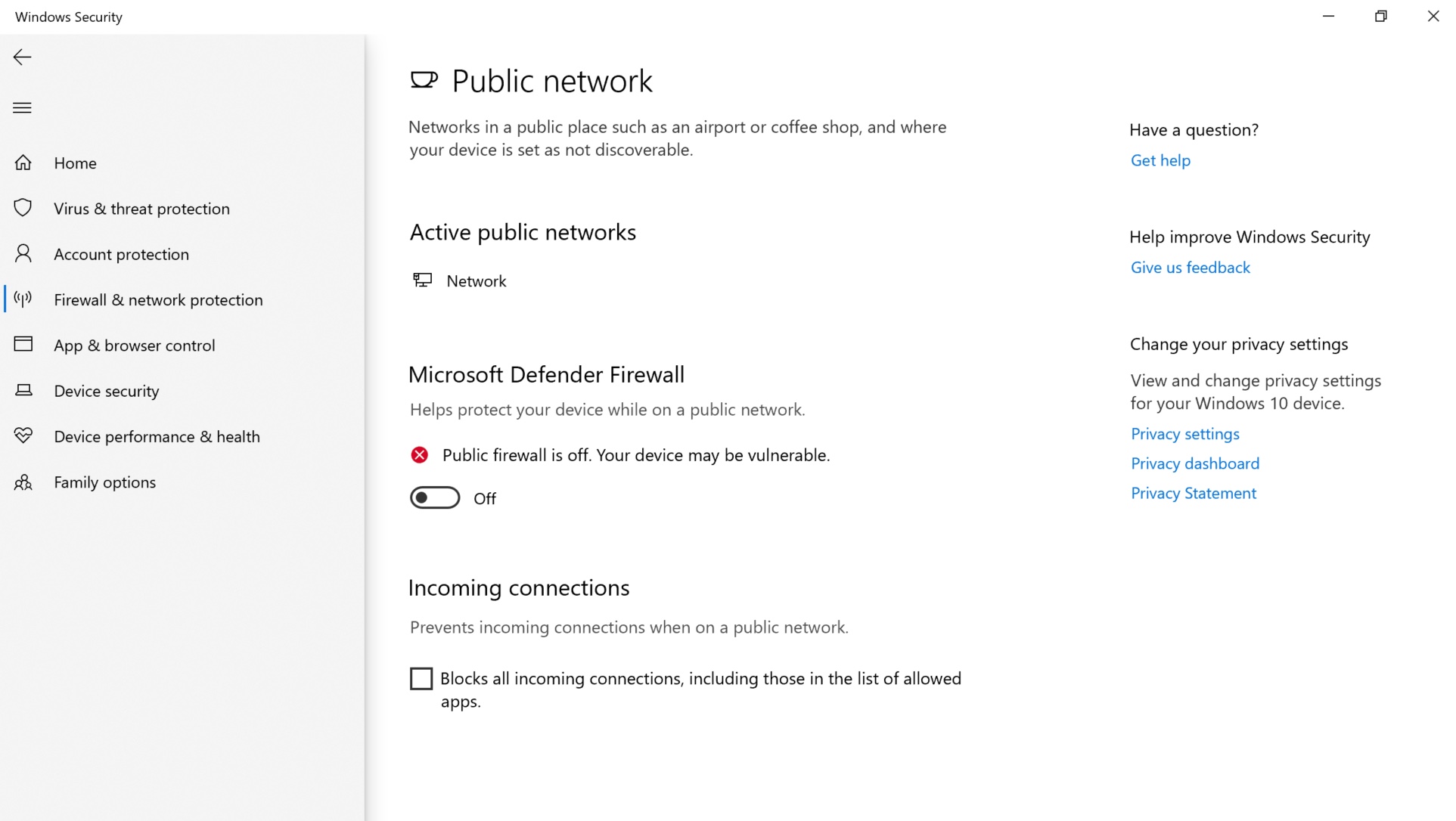 Windows Firewall