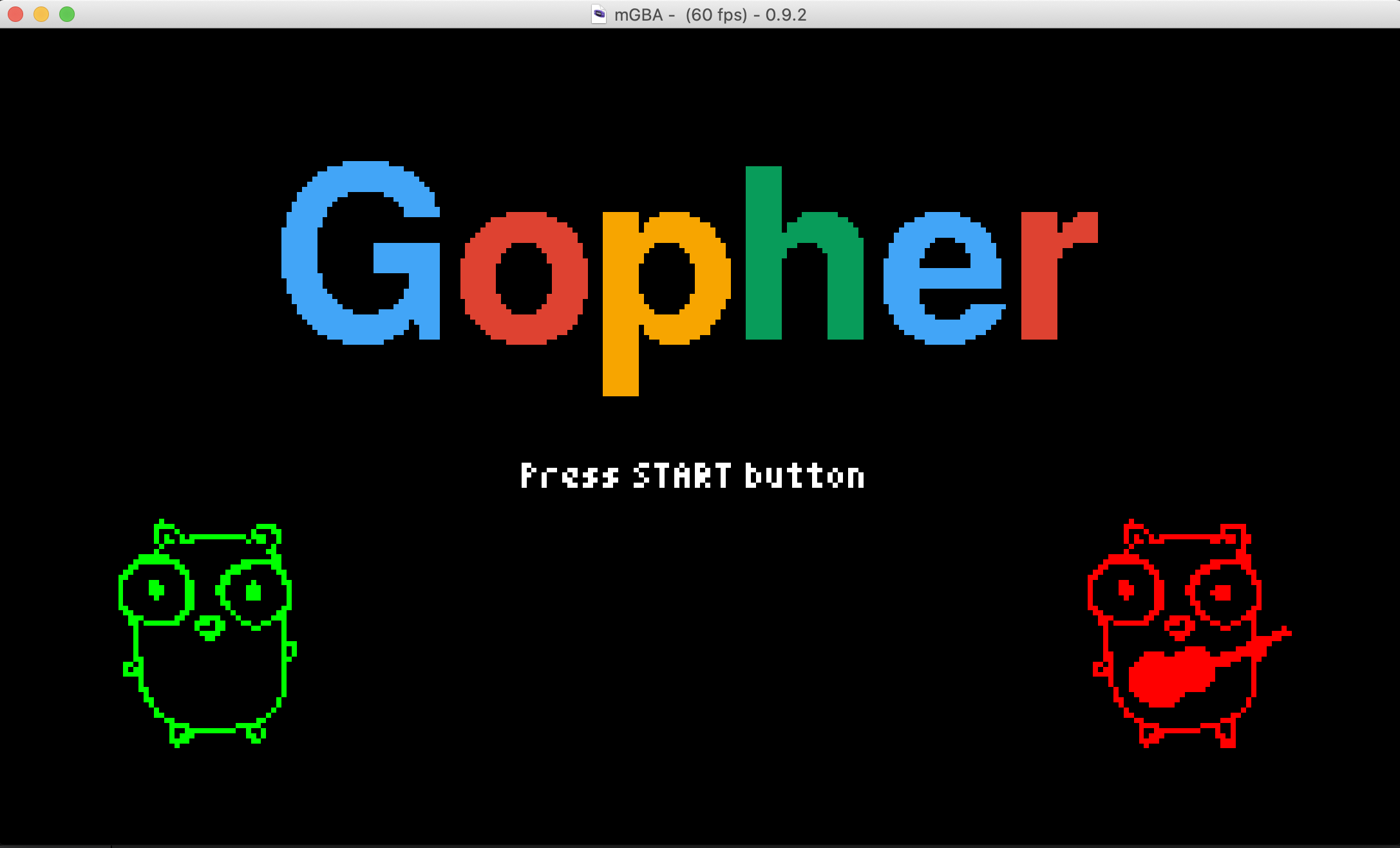 Gopher GBA game