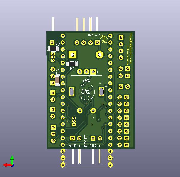 Throttle Blaster PCB Back