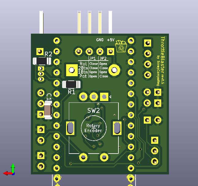 Throttle Blaster PCB Back