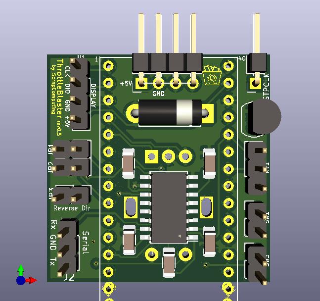 Throttle Blaster PCB Front