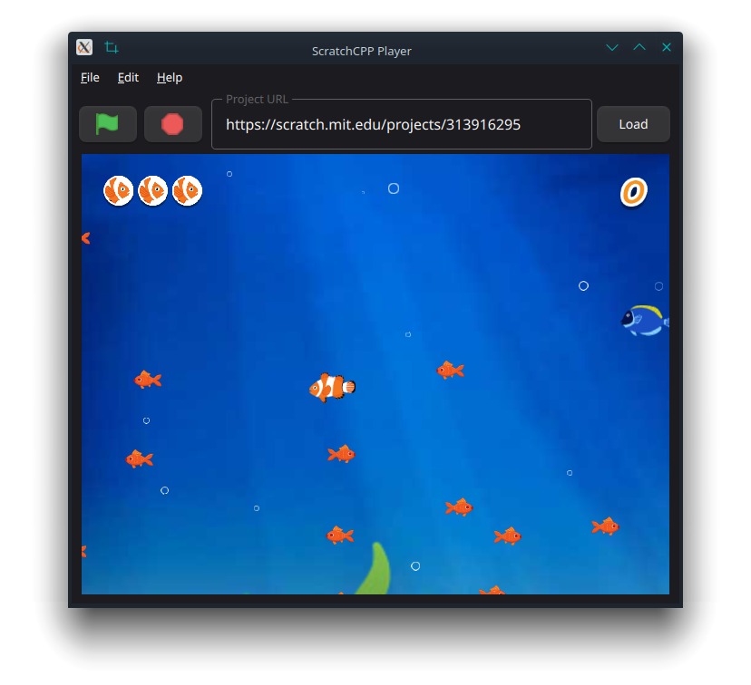 ScratchCPP screenshot