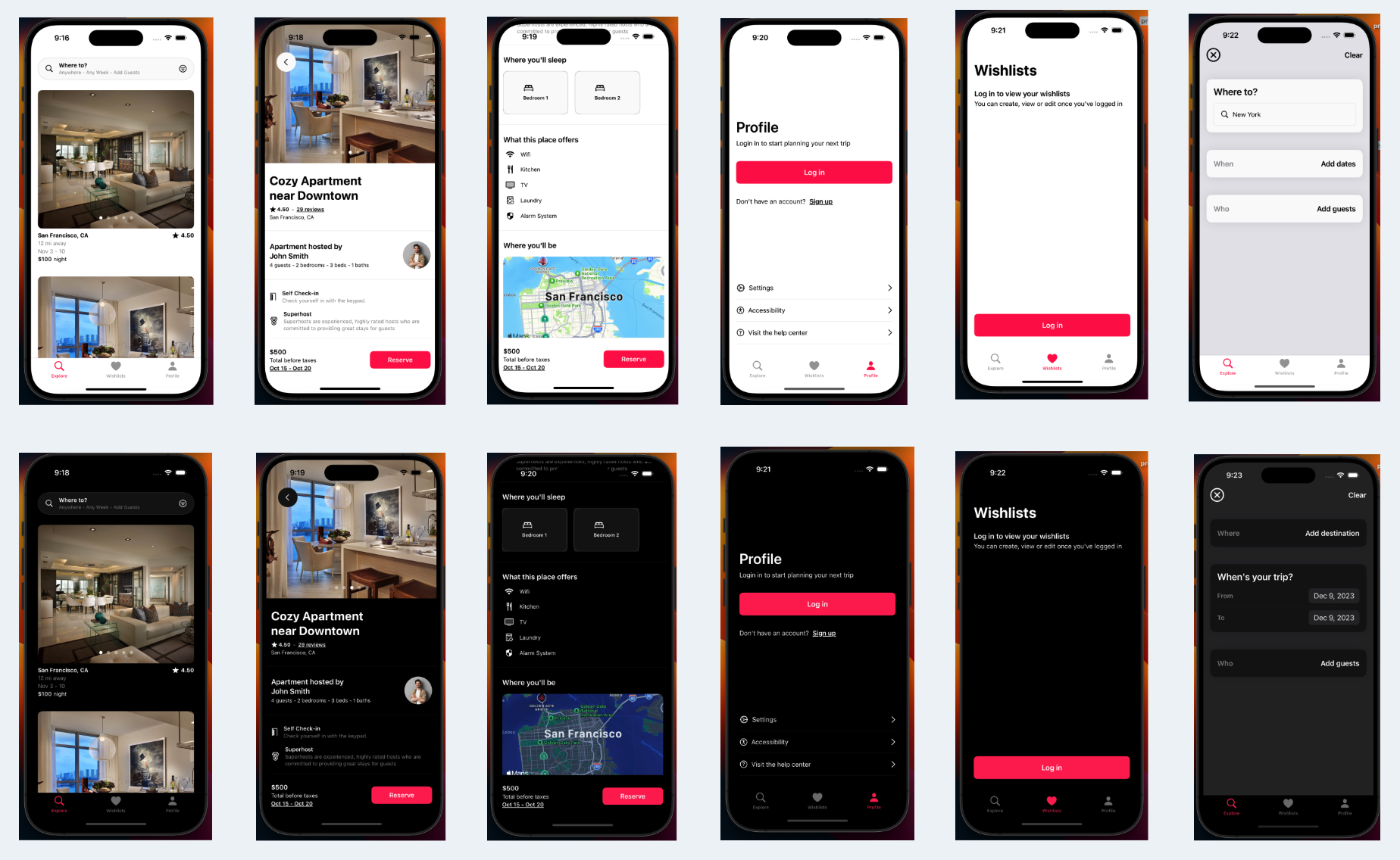 Airbnb Clone iOS