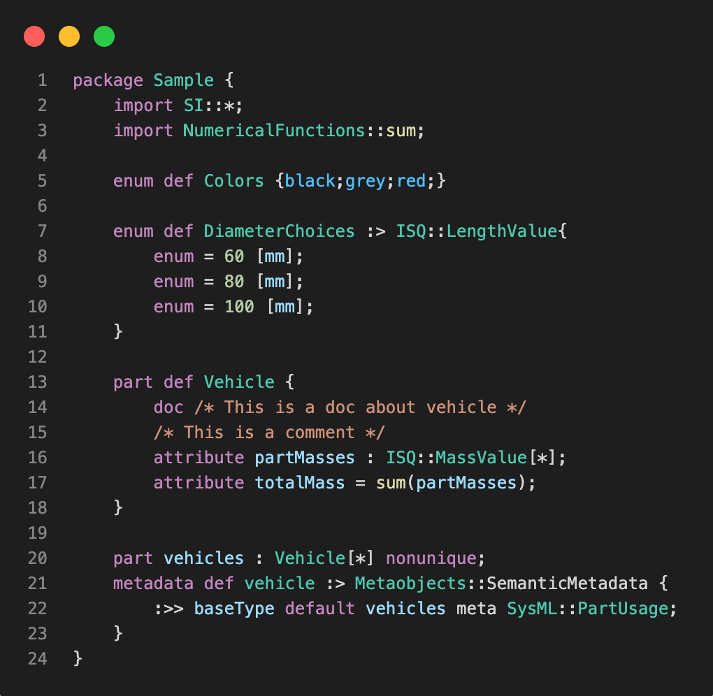 Semantic highlighting