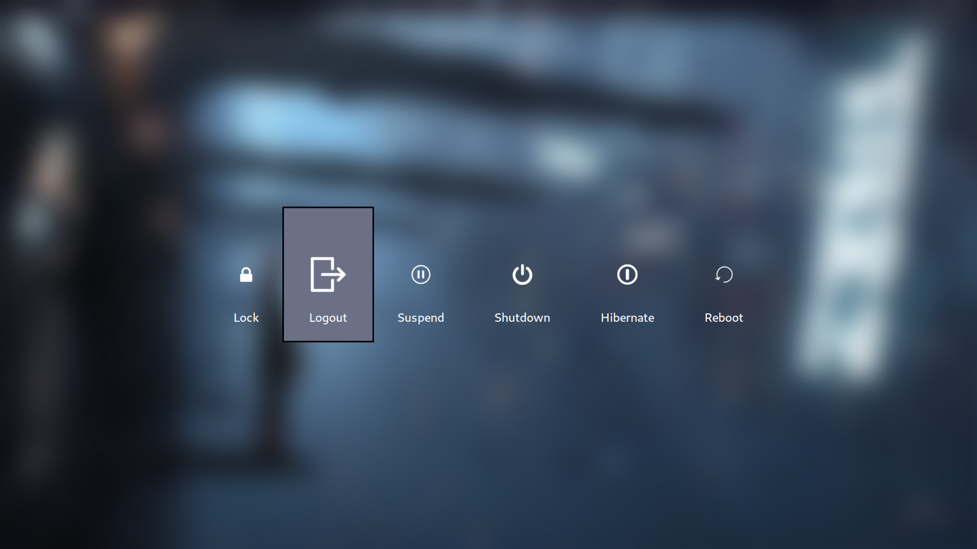 Logout Menu 1.0