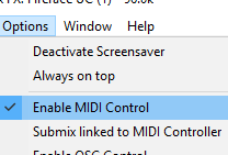 Enable MIDI