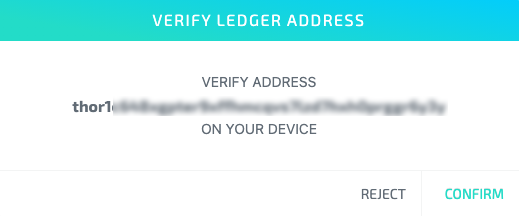 Verify Address Display