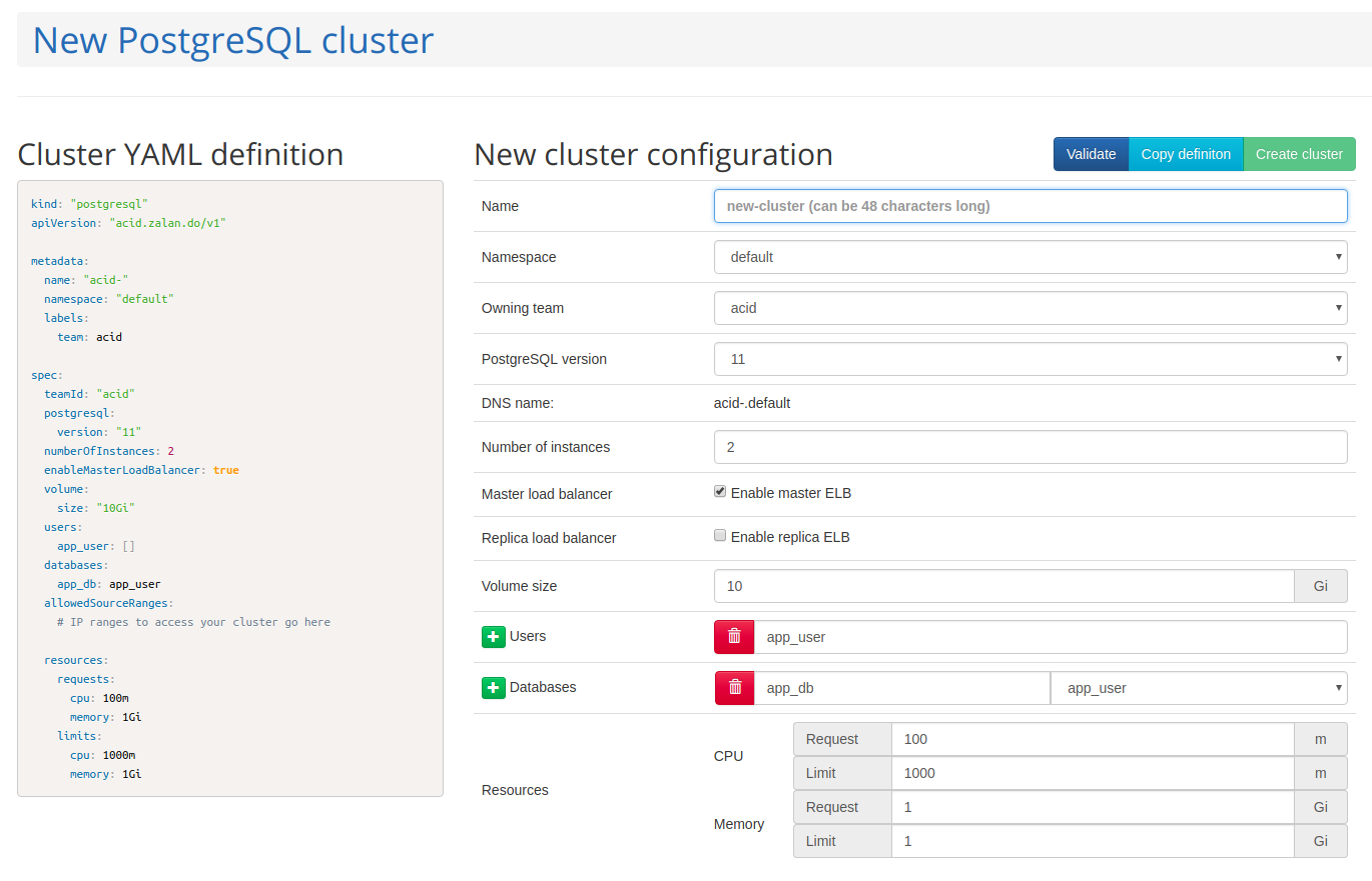 pgui-new-cluster