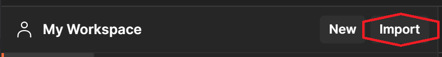 Import Postman