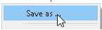 Screenshot of "Save as ..." context menu item