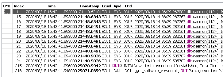 Screenshot of the "Lock search range" example, after being applied