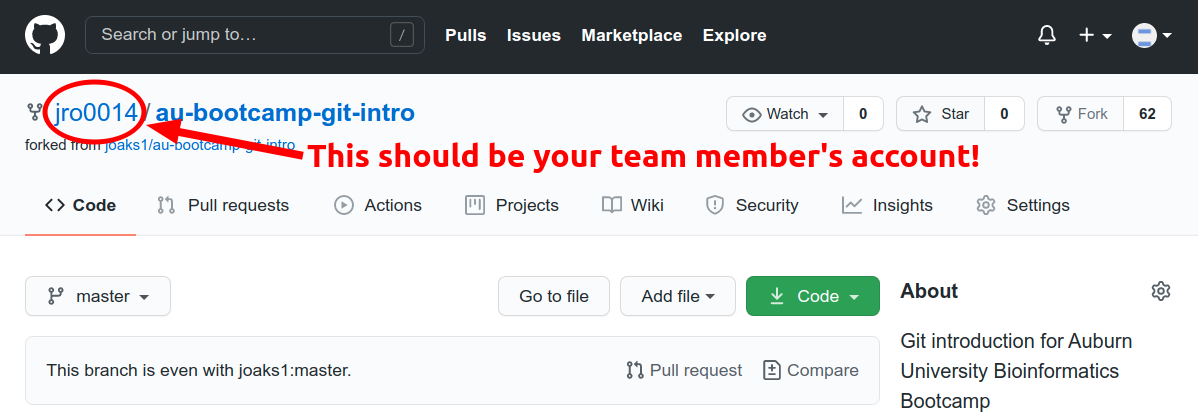 Double check that you are on the correct Github page