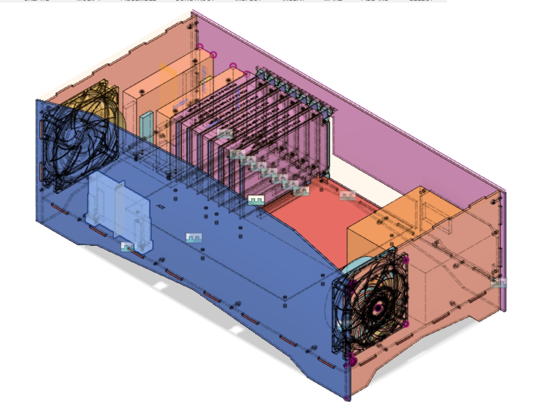 render of case from fusion 360