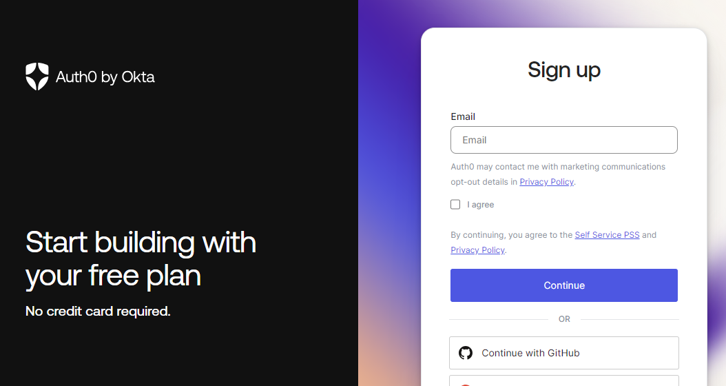 OAuth Signup - email