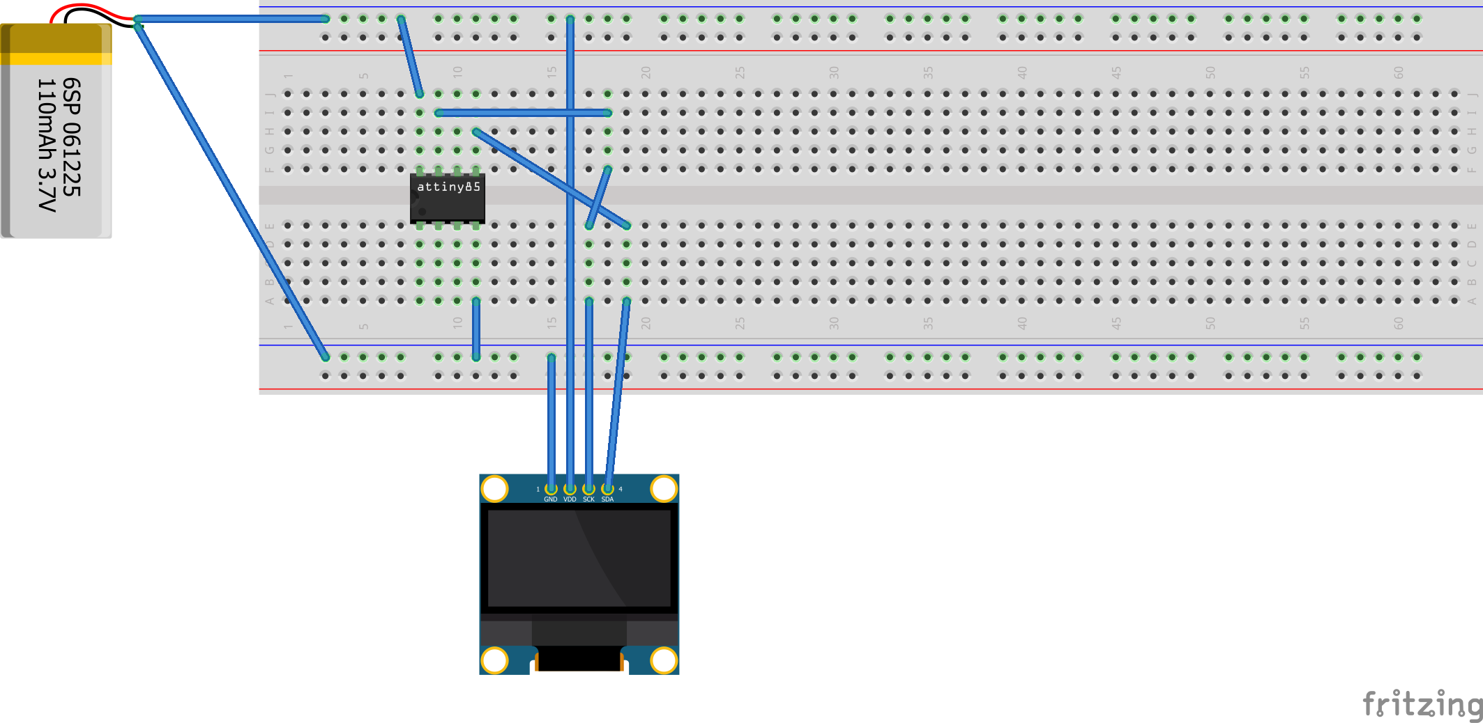 breadboard connection