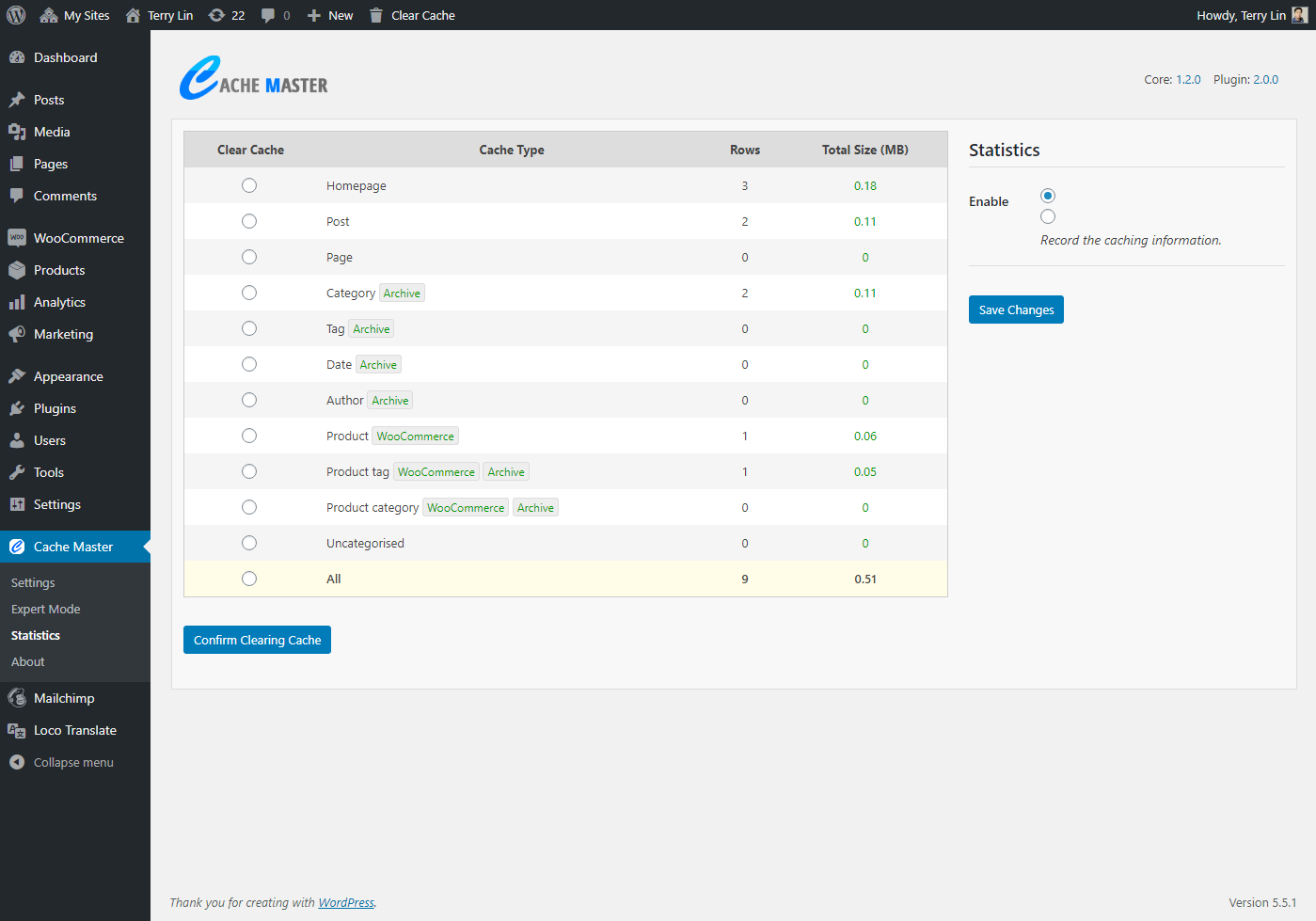 Memcached WordPress Cache Plugin