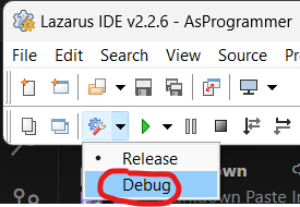 debugsel