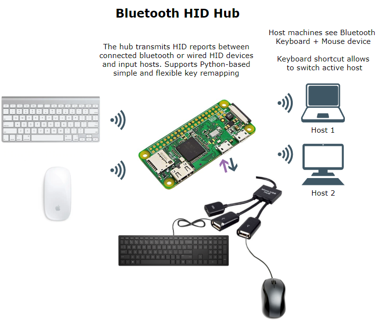 BT HID Hub Diagram