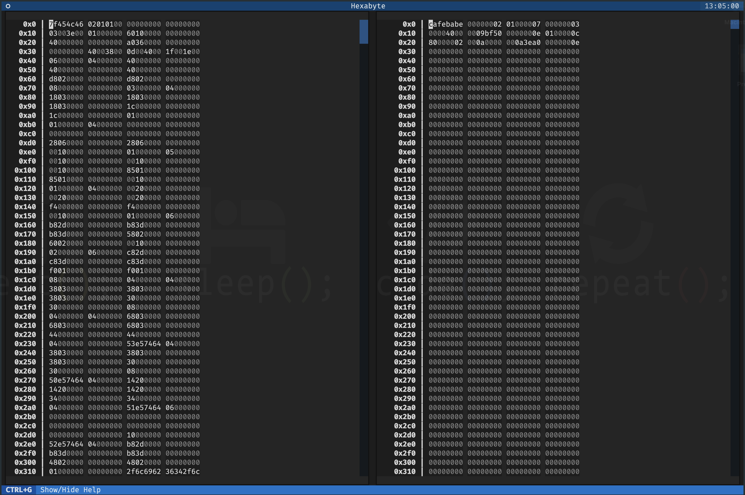 Two Files - Diff View