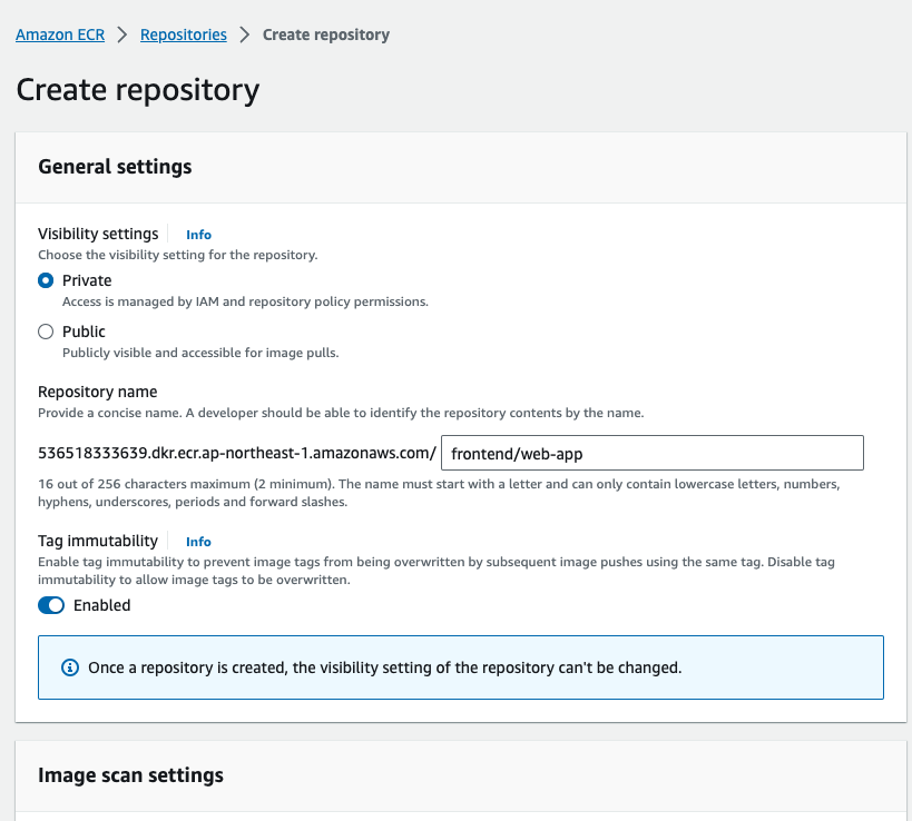 creating repository