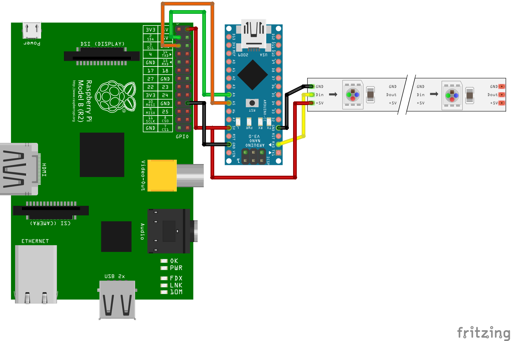 I2C Backpack Diagram