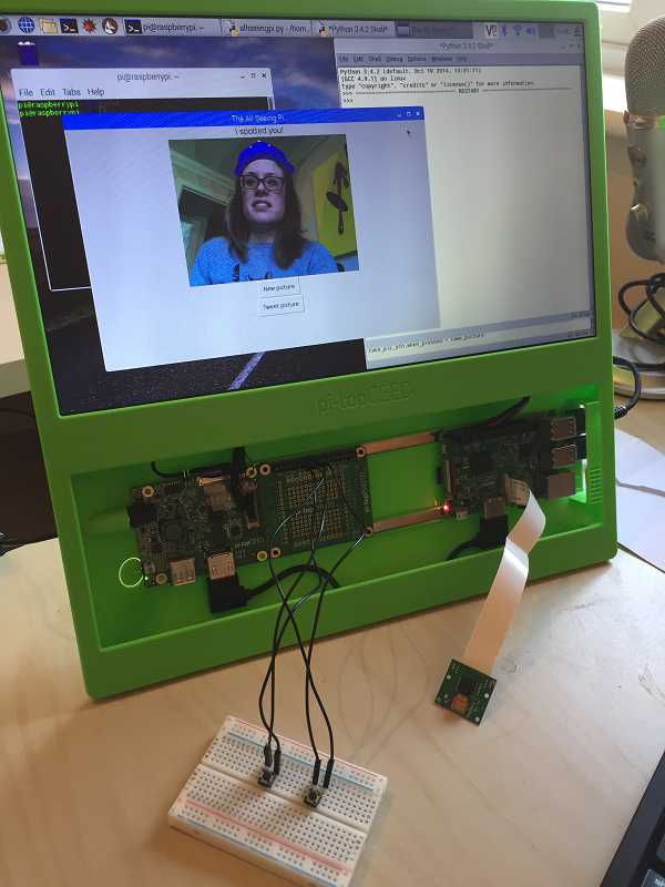 All Seeing Pi test setup