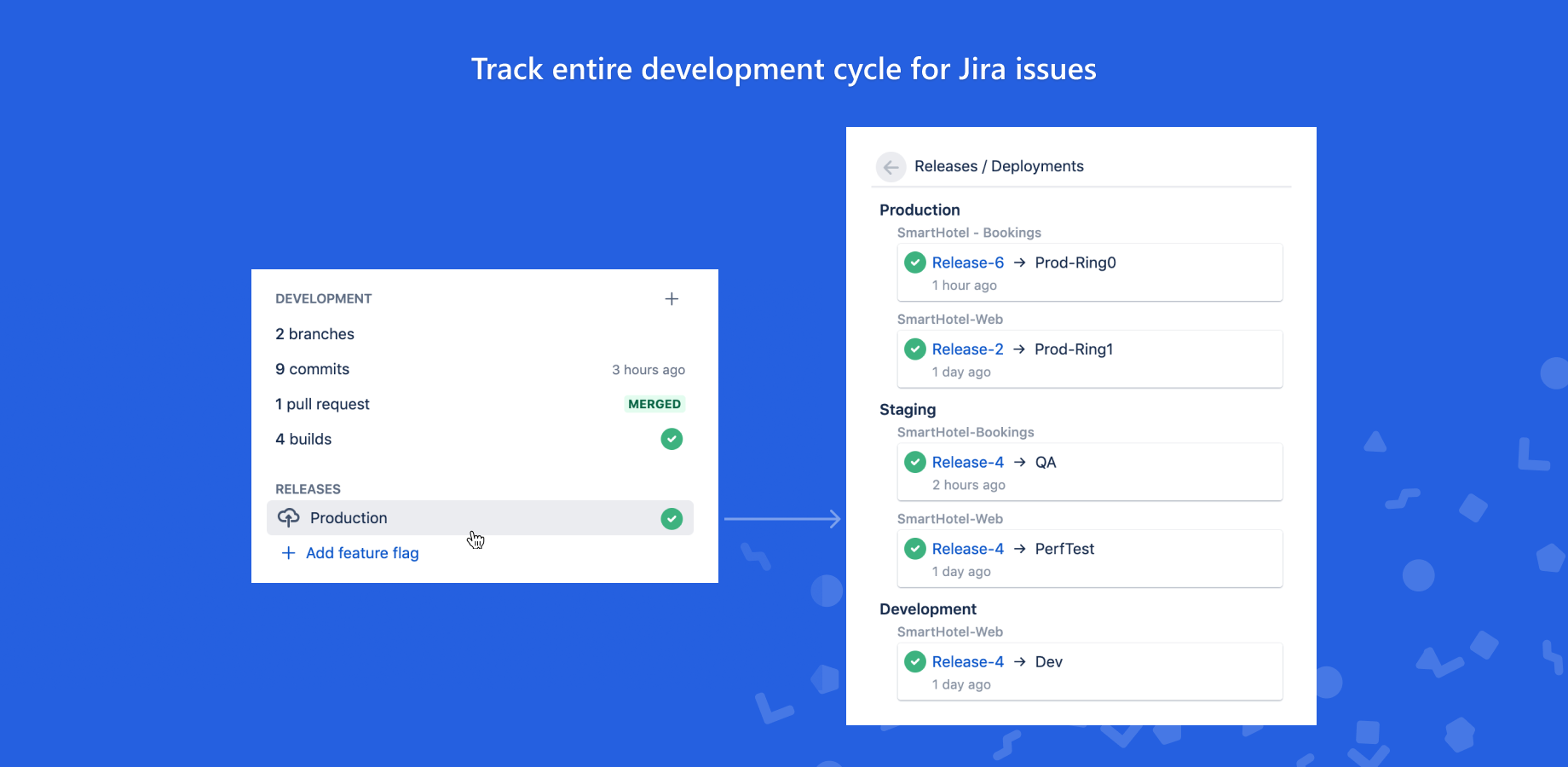 track builds and releases in Jira