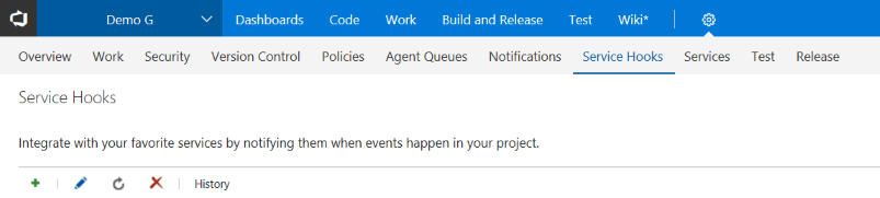 VSTS service hooks