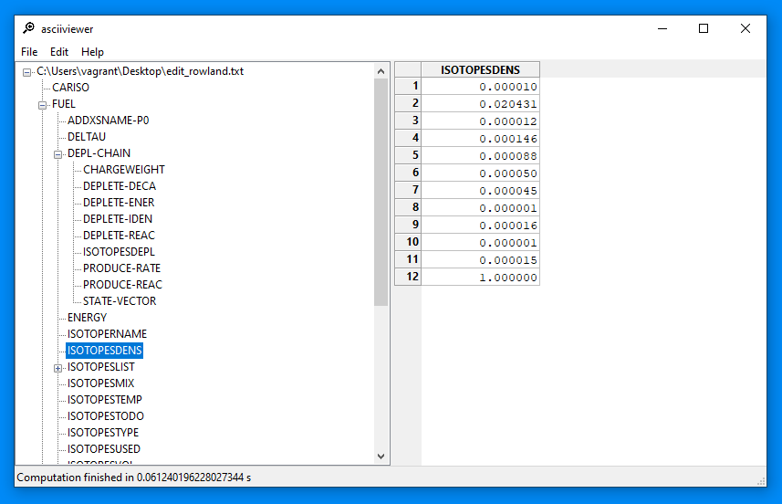 asciiviewer preview